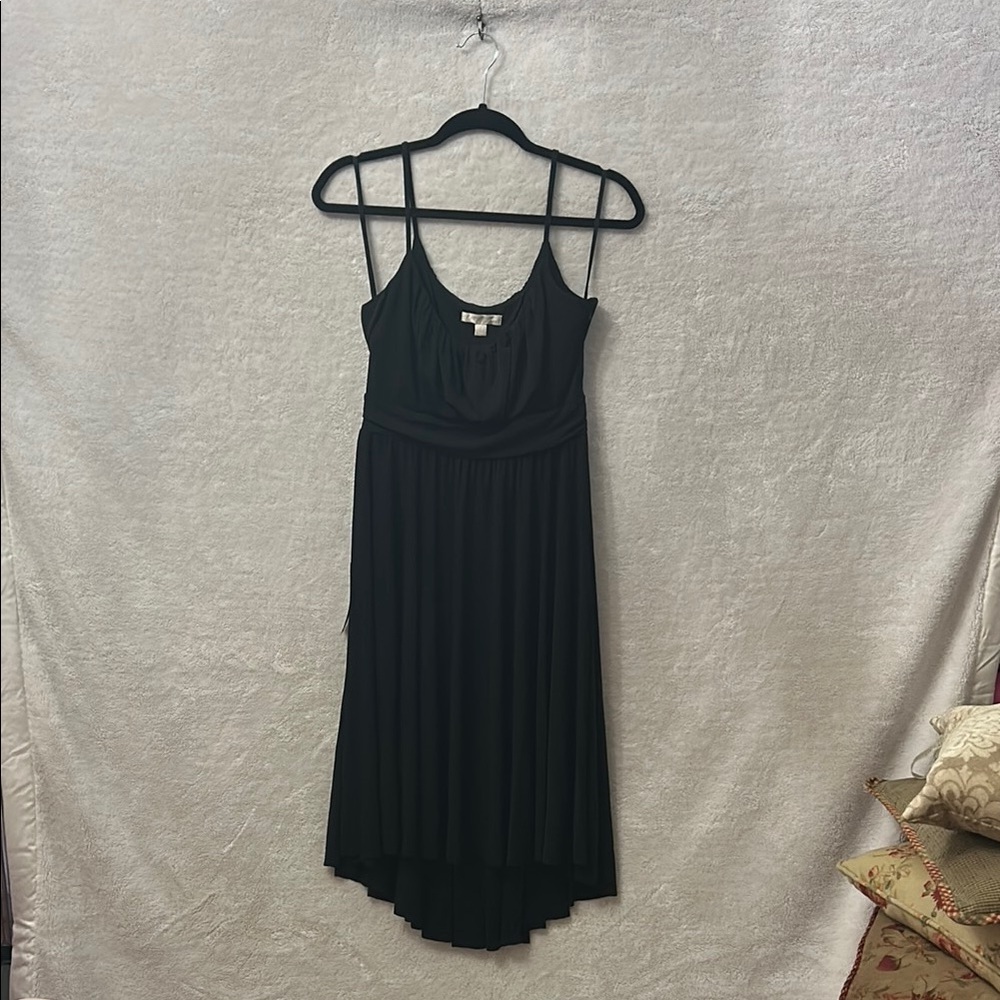 Ann Taylor Elegant Black High Low Cocktail Dress